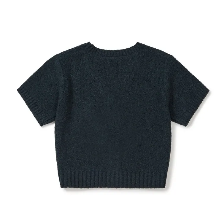 87MM  |Casual Style Wool Nylon Street Style Plain Short Sleeves