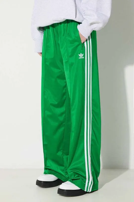 adidas Originals joggers Firebird Loose green color IP0634