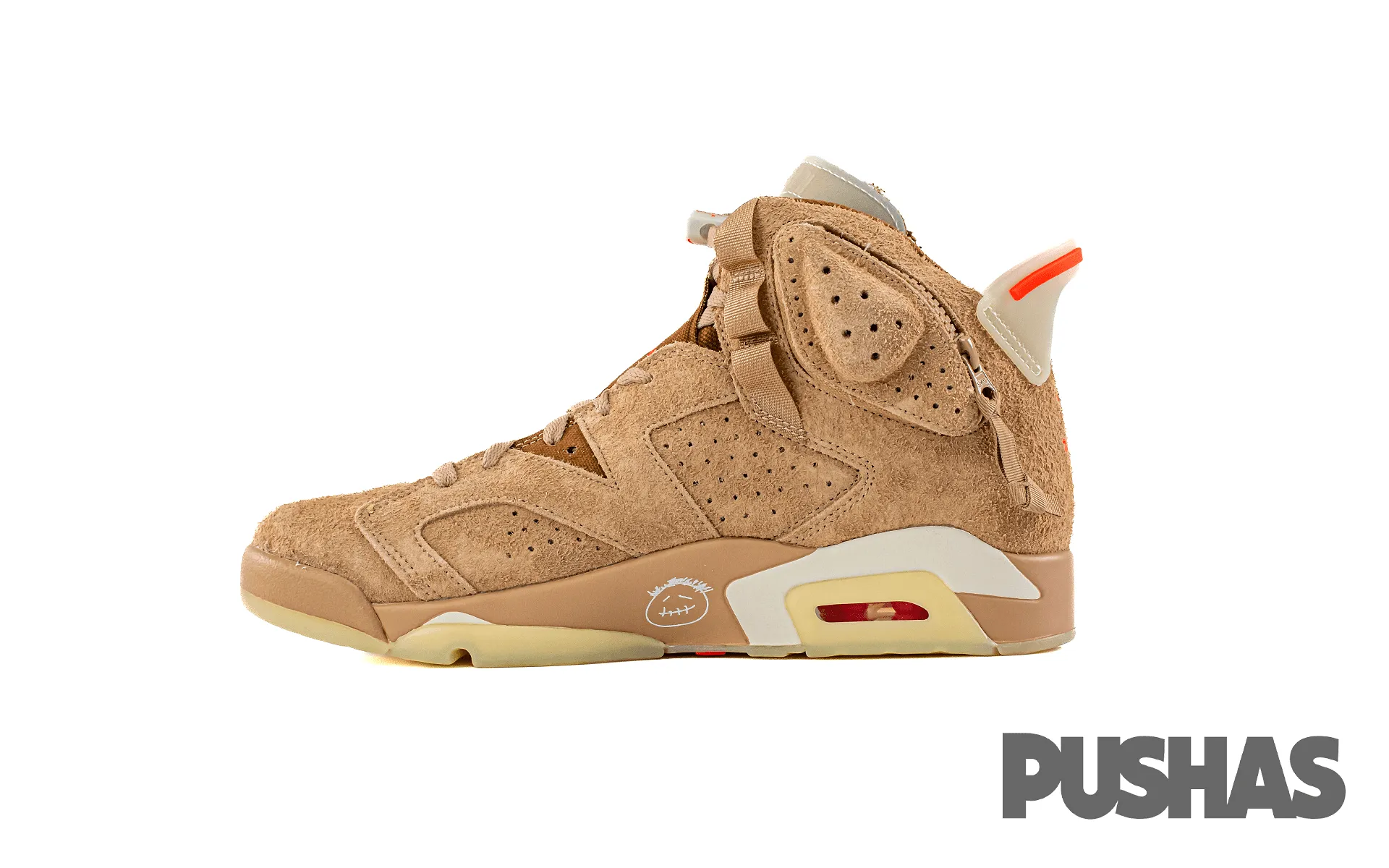 Air Jordan 6 x Travis Scott Retro 'British Khaki' (2021)