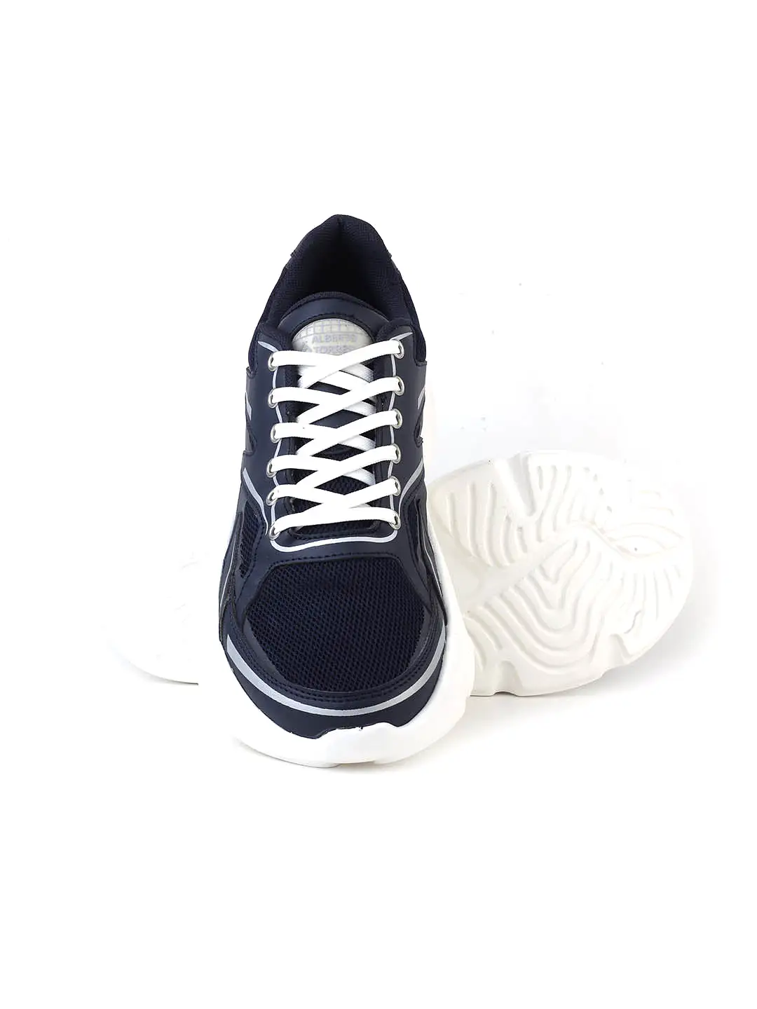 Alberto Torresi Navy Laceup Sports Shoes