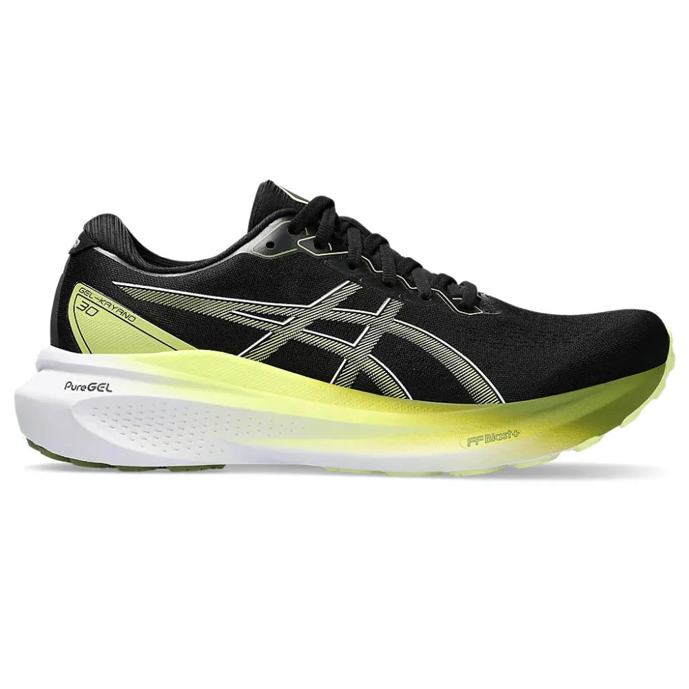 ASICS Men's Gel-Kayano 30 Running Shoe (Black/Glow Yellow)