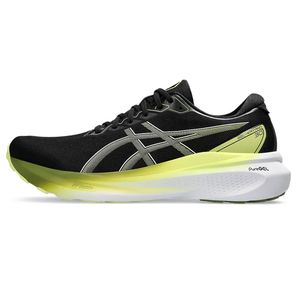 ASICS Men's Gel-Kayano 30 Running Shoe (Black/Glow Yellow)