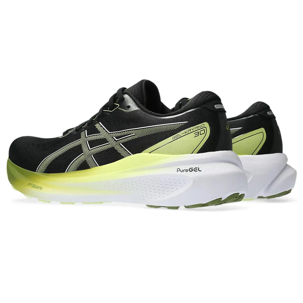 ASICS Men's Gel-Kayano 30 Running Shoe (Black/Glow Yellow)