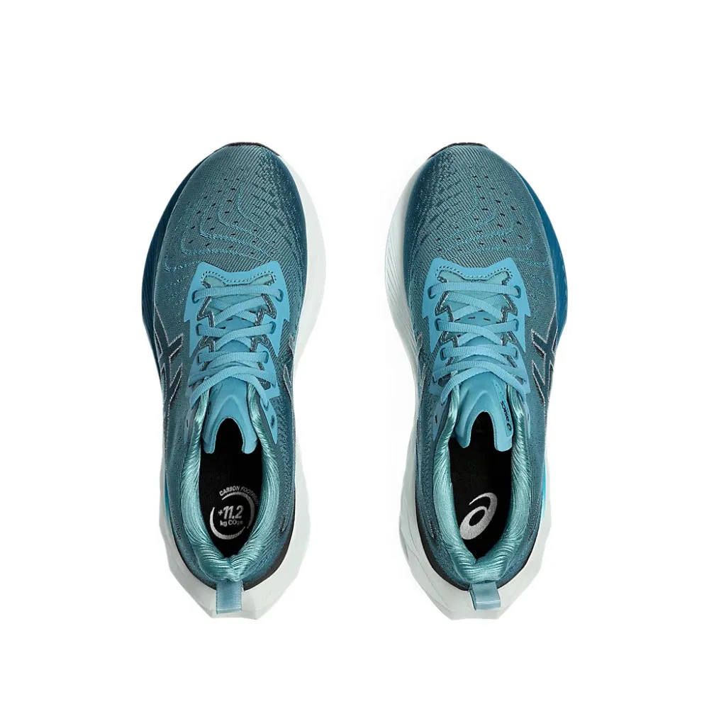 ASICS Men's Nova Blast 4 Running Shoe (Blue Teal/Evening Teal)