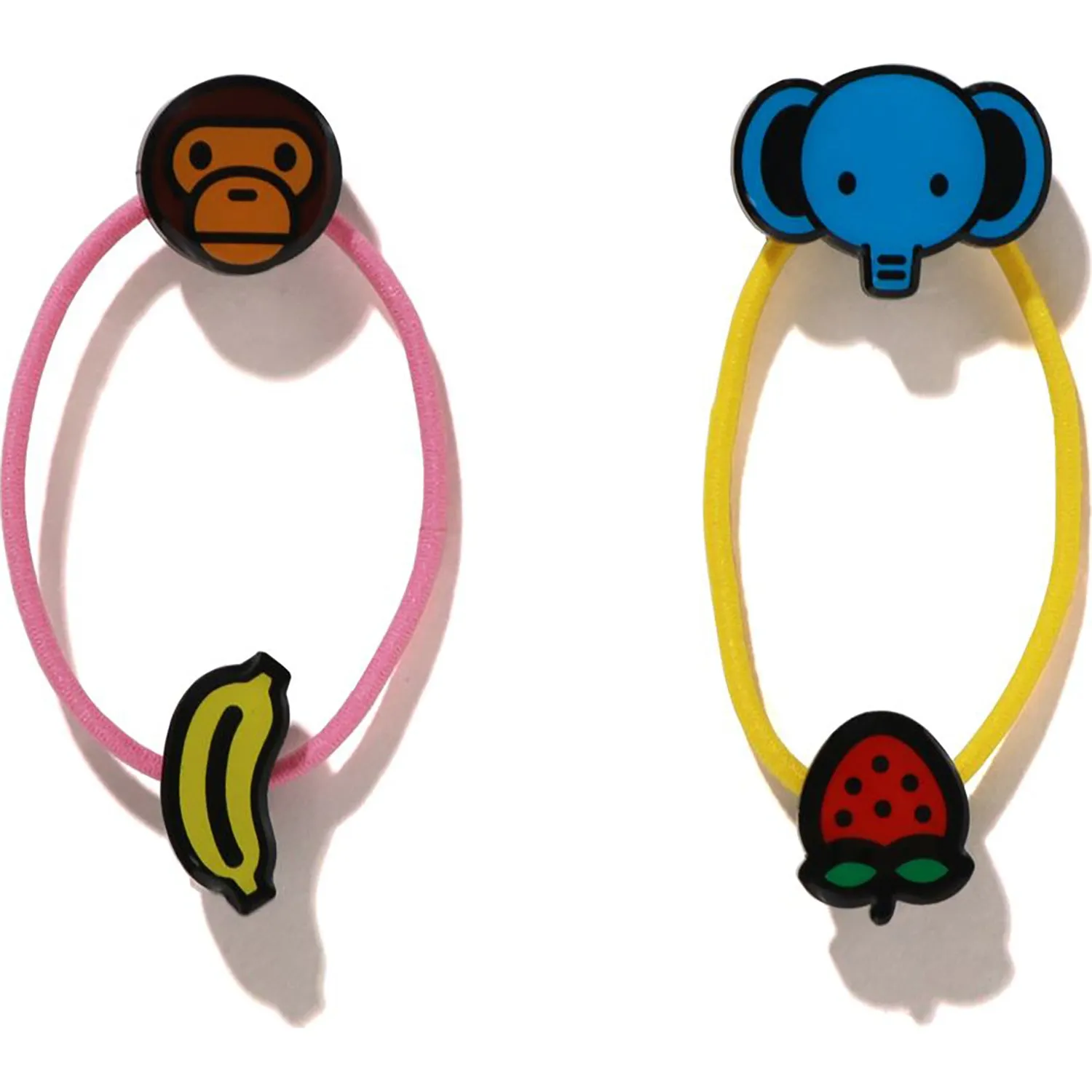 BABY MILO FRIENDS FRUIT HAIR RUBBER BAND SET KIDS