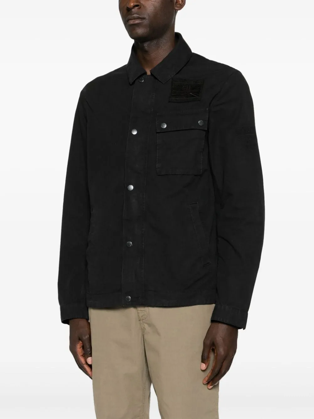 Barbour International Coats Black