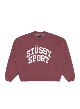 Big Crackle Sport Crew Burgundy