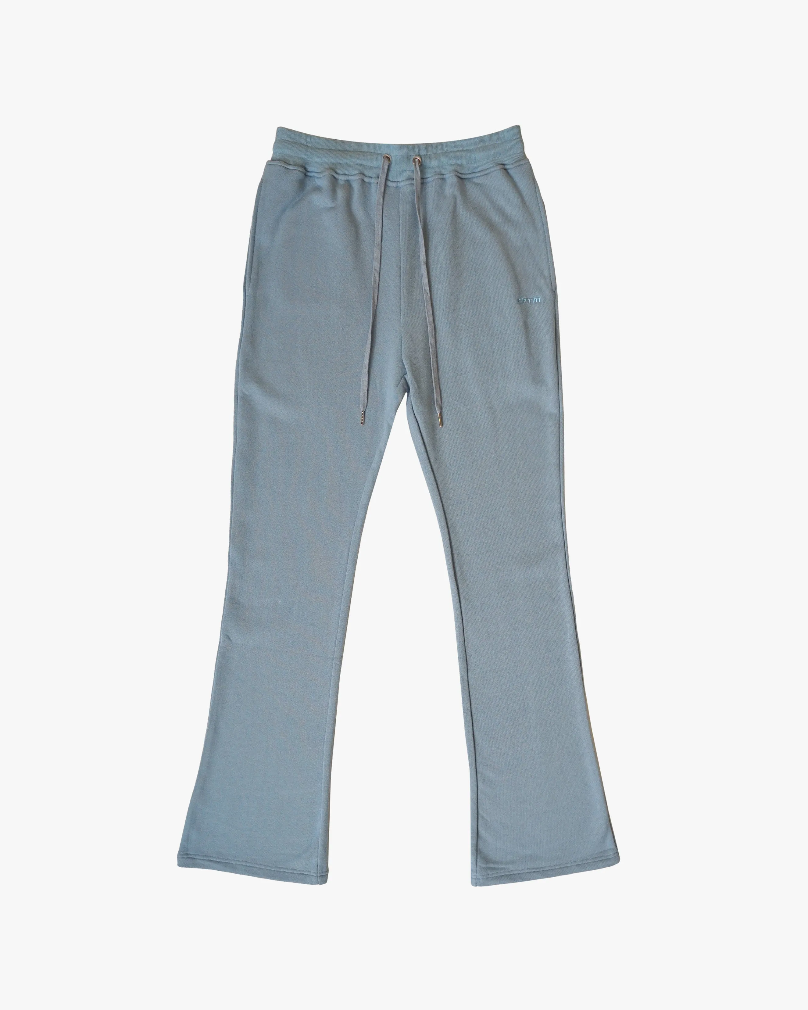 BIG N TALL PERFECT FLARE SWEATPANTS-DENIM BLUE