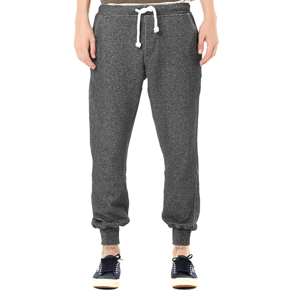 Bleu de Paname Heavyweight Fleece SL PantFlecked Black