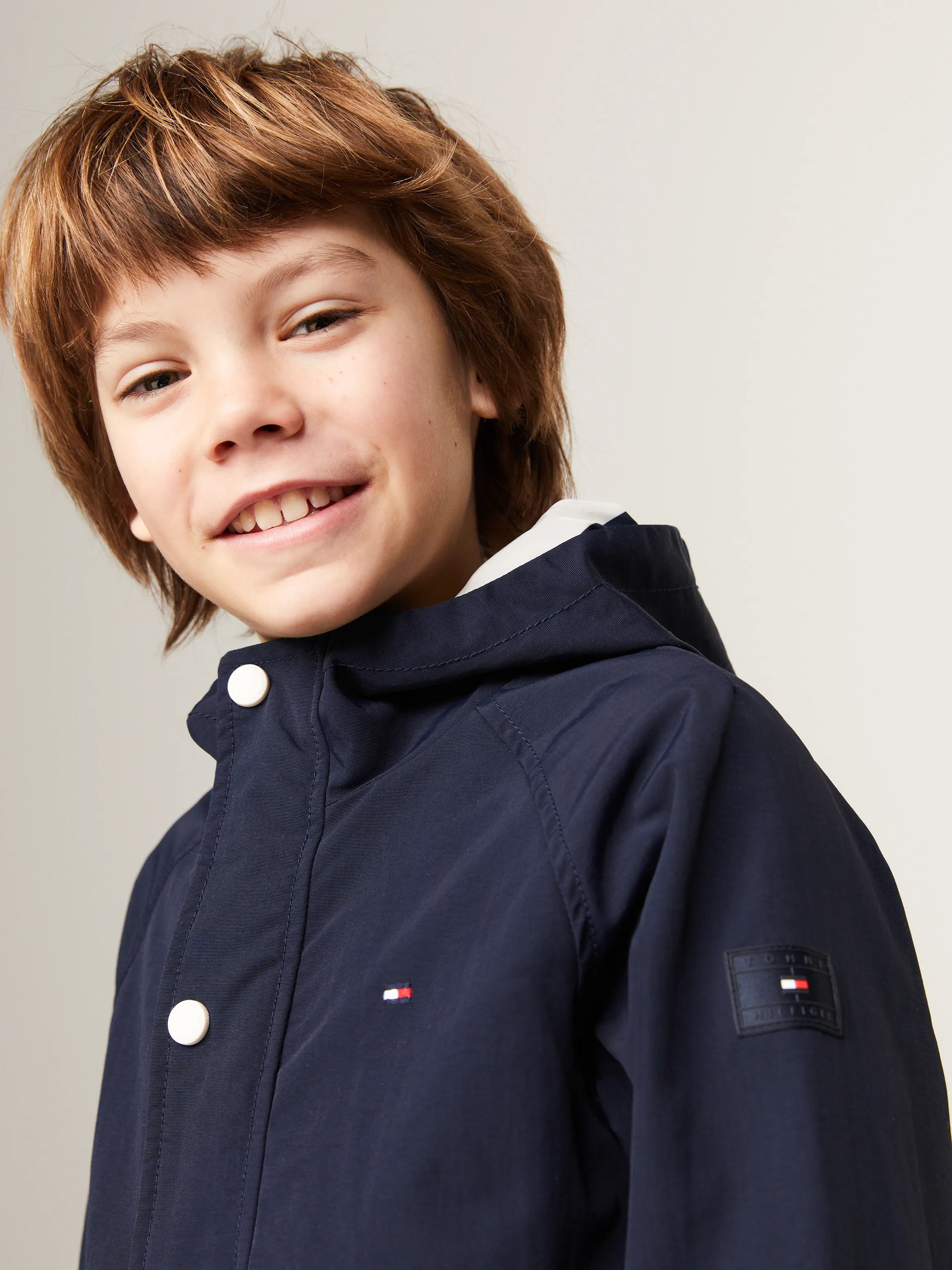 Boys 8-16 Lightweight Hooded Parka | Coats & Jackets | Tommy Kids