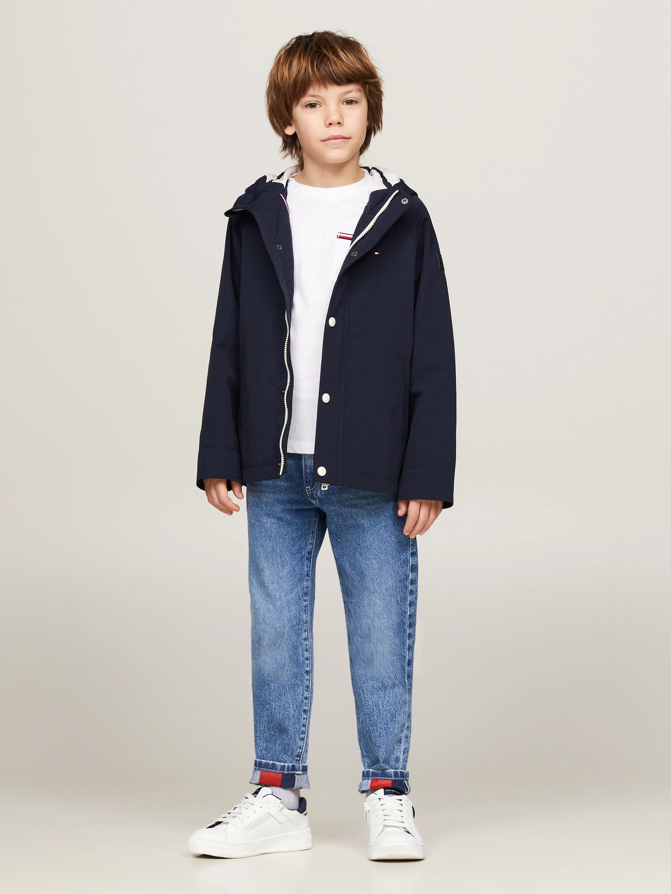 Boys 8-16 Lightweight Hooded Parka | Coats & Jackets | Tommy Kids