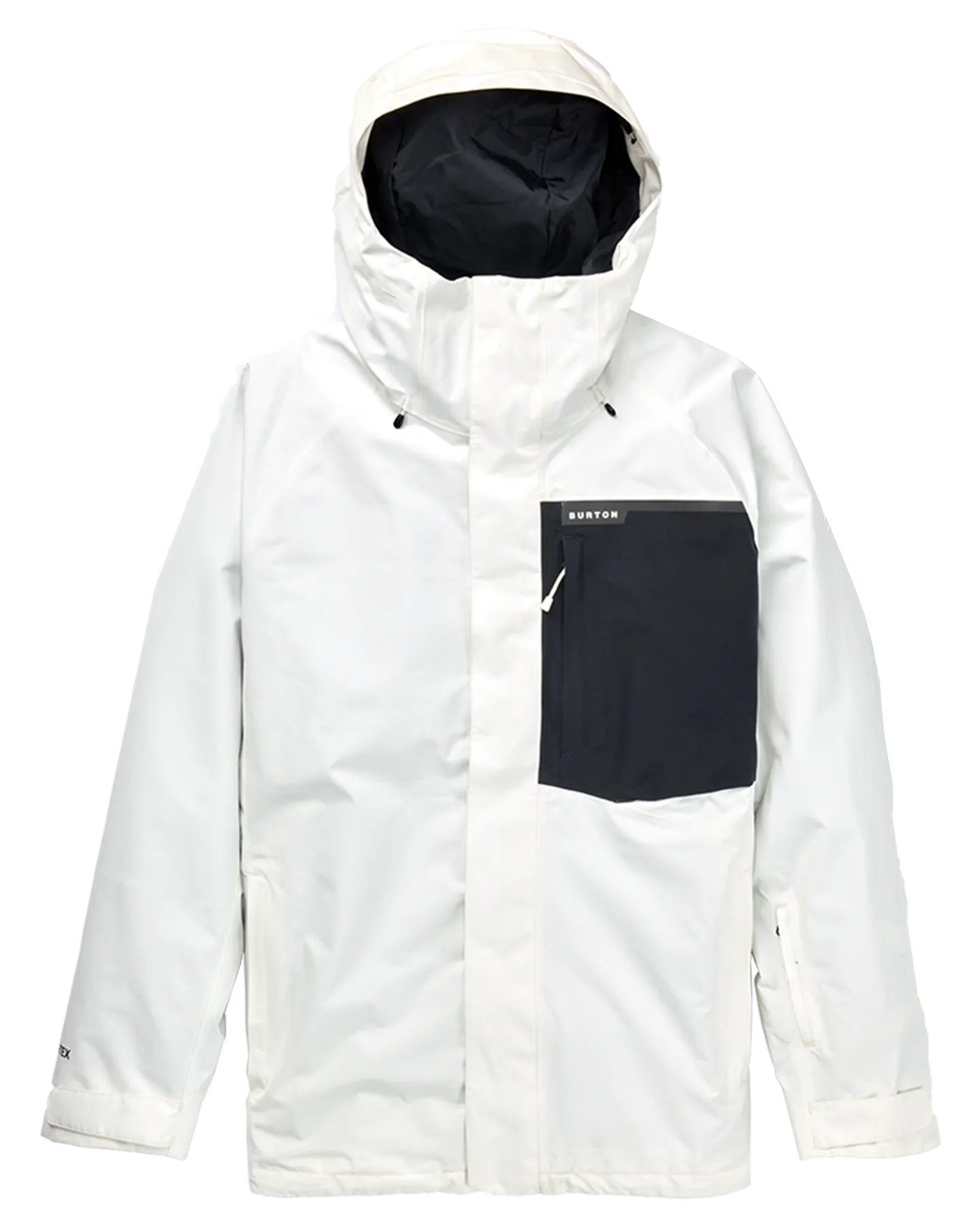 Burton Men's Powline Gore-Tex 2L Snow Jacket - Stout White/True Black | Shop Coats & Jackets at Trojan Wake Ski Snow &am