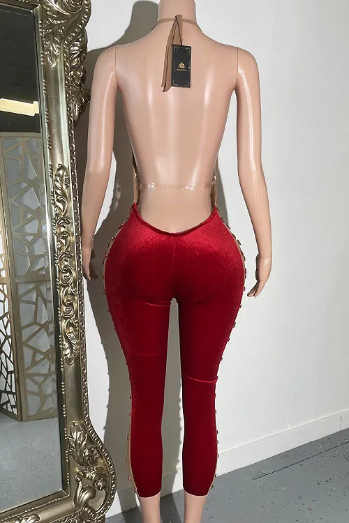 Cally Diamante Bodysuit(Ready To Ship)