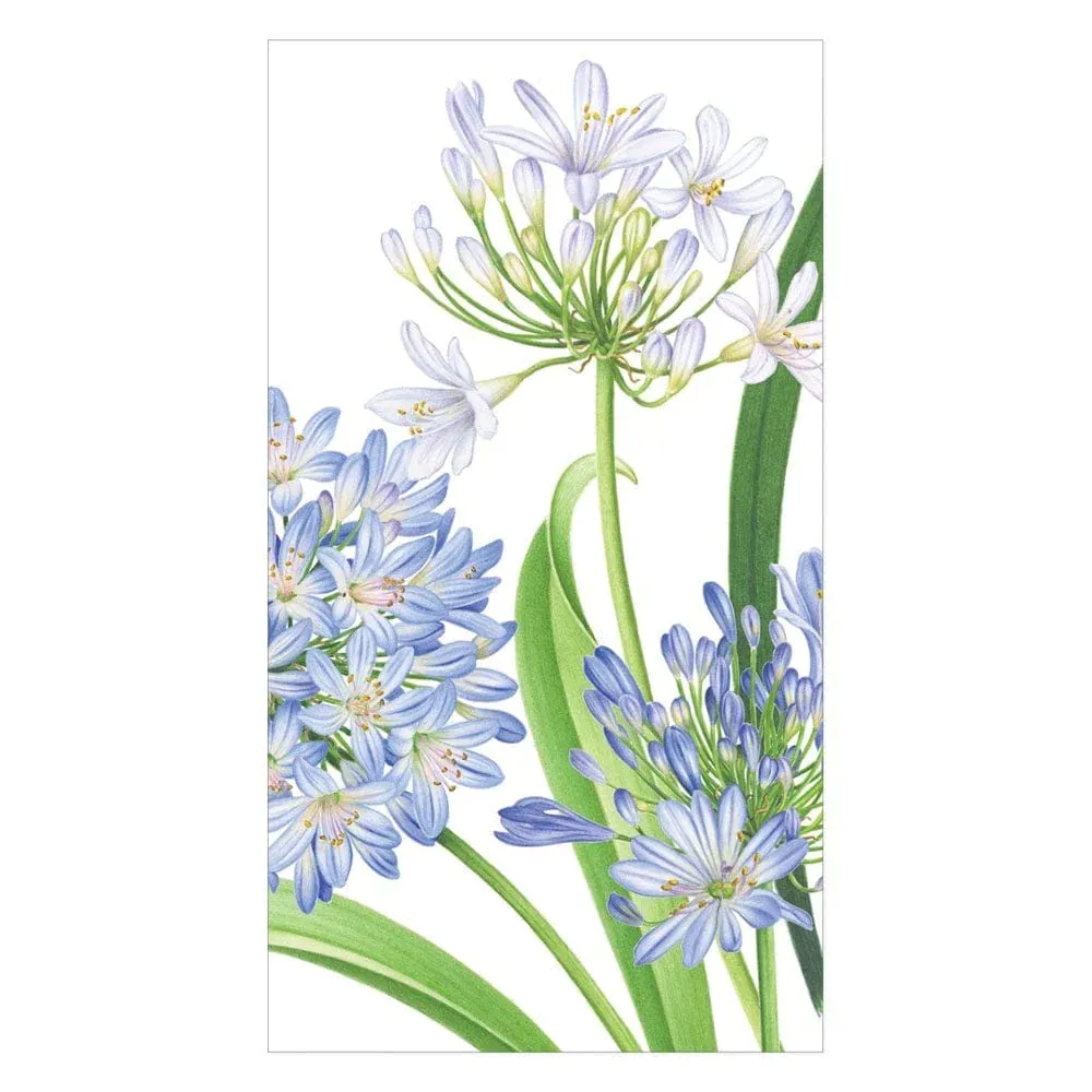 Caspari Agapanthus Guest Towels