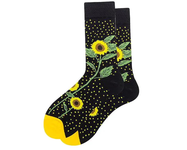 Crew Socks | Funky Socks - Sunflower