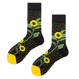 Crew Socks | Funky Socks - Sunflower