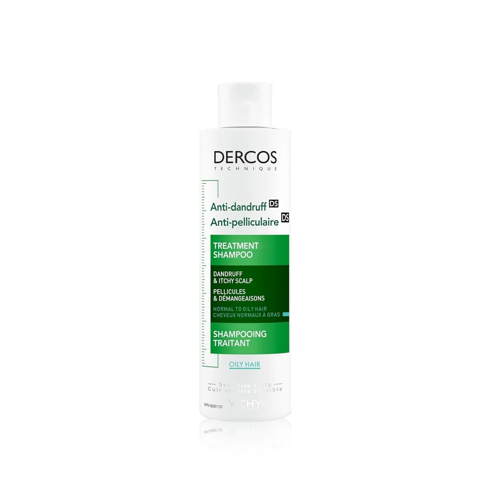 Dercos Anti-Dandruff Treatment Shampoo for Oily Hair 200ml