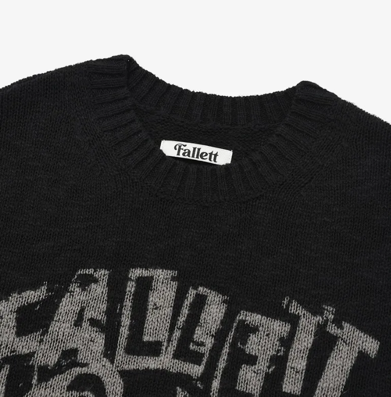 Fallett  |Casual Style Unisex Street Style Cotton V-neck & Crew neck