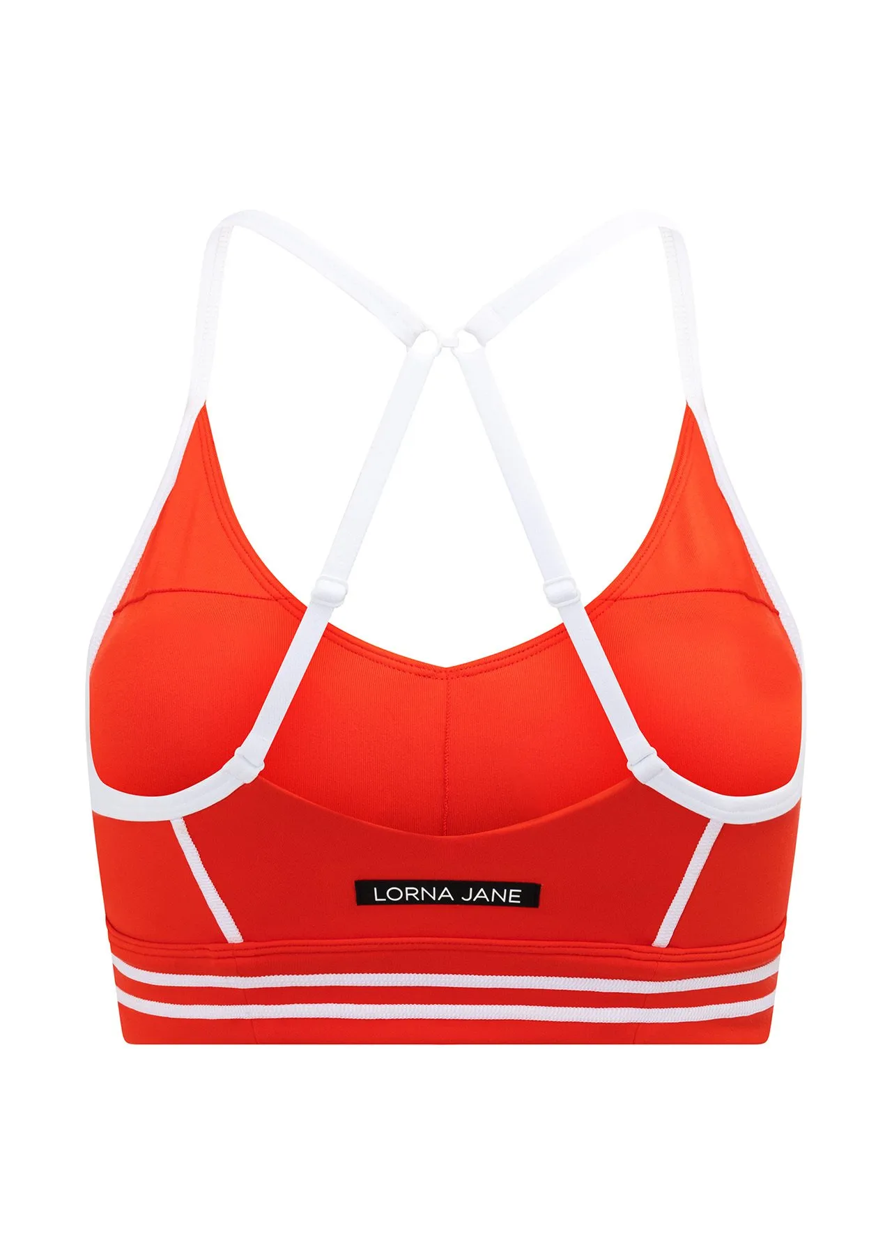 Fast Pace Recycled Sports Bra | Red | Sports Bras | Lorna Jane Australia