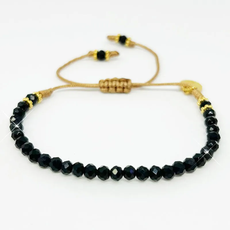 Friendship Black Crystal Bracelet