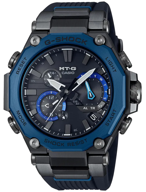 G-SHOCK MEN’S ANALOG-DIGITAL MTGB2000B-1A2- BLACK & BLUE 