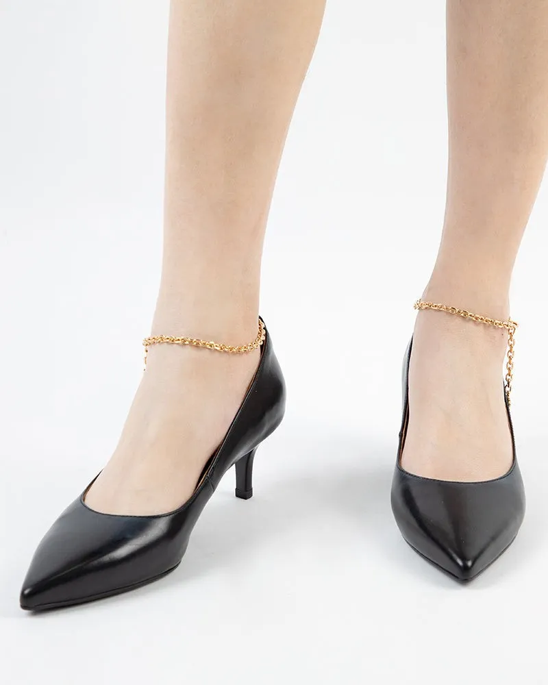 Gold Four-leaf Clover Ankle Chain