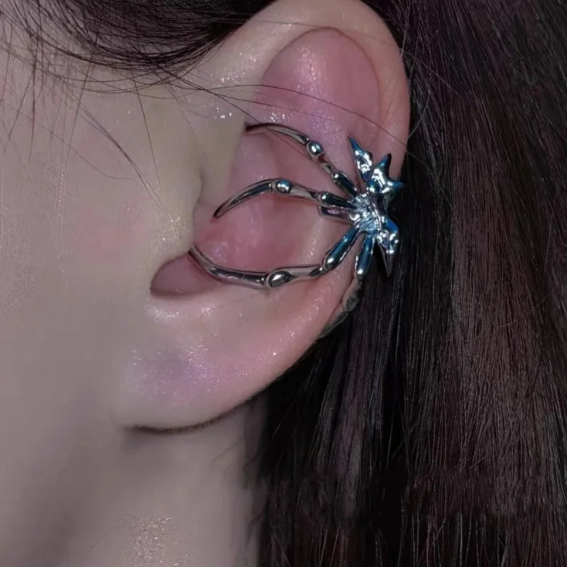 Gothic Dark Style Spider Designer Ear Cuff