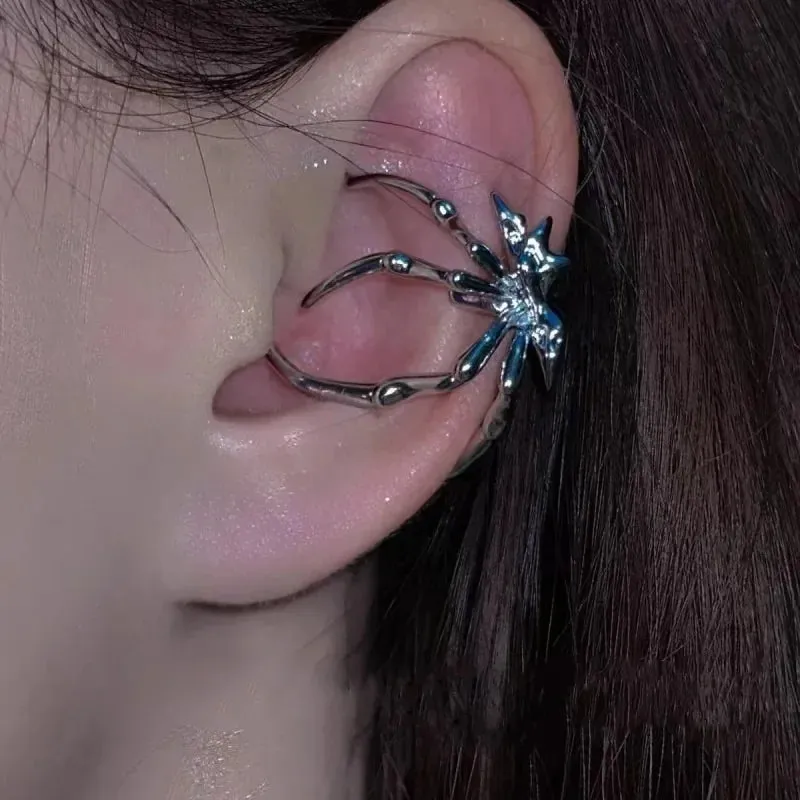 Gothic Dark Style Spider Designer Ear Cuff