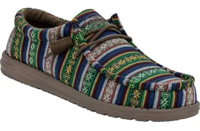 Hey Dude Wally Serape Mens Slip On Casual Shoe