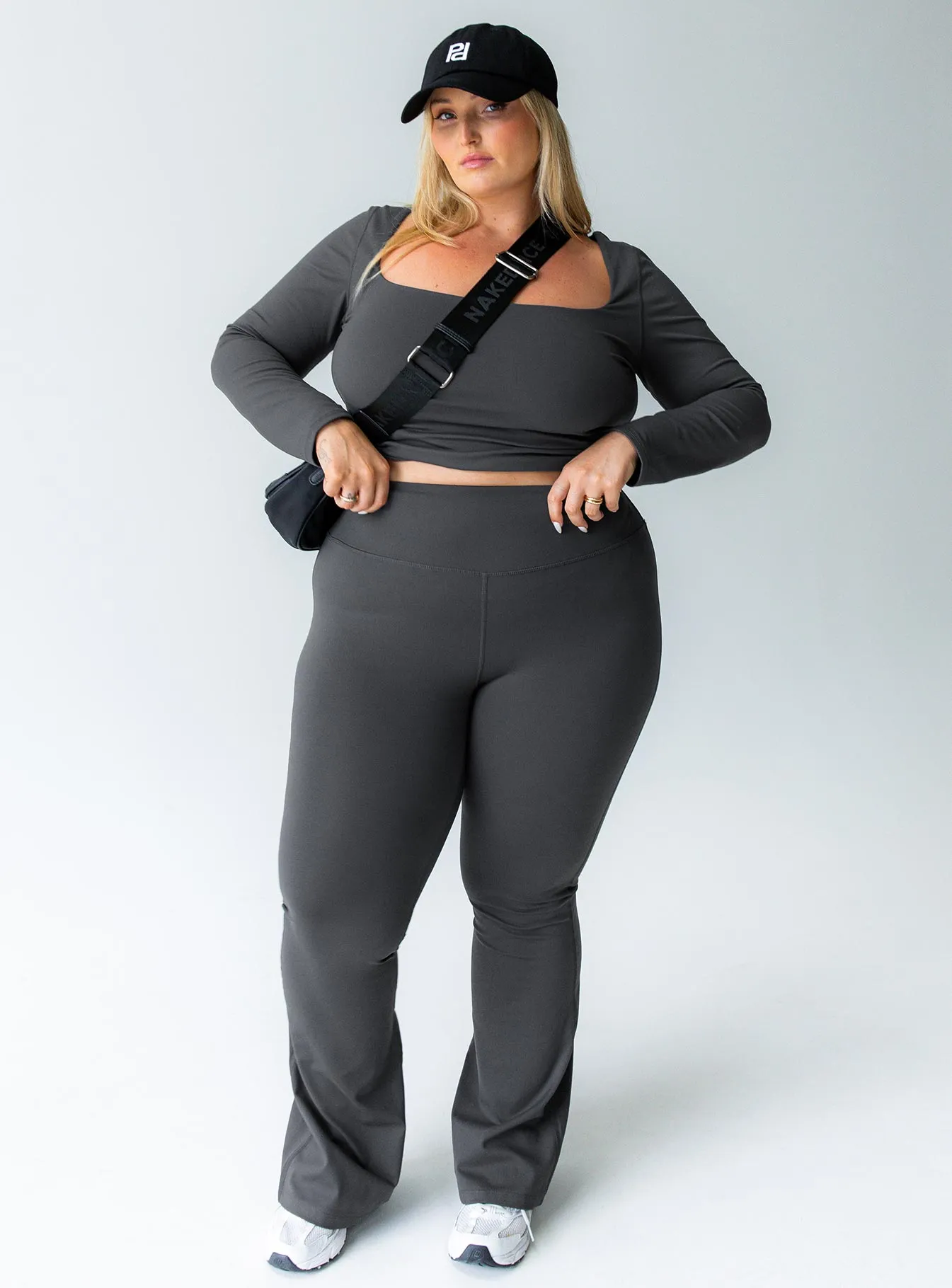 Integrity Activewear Yoga Pants Grey Curve