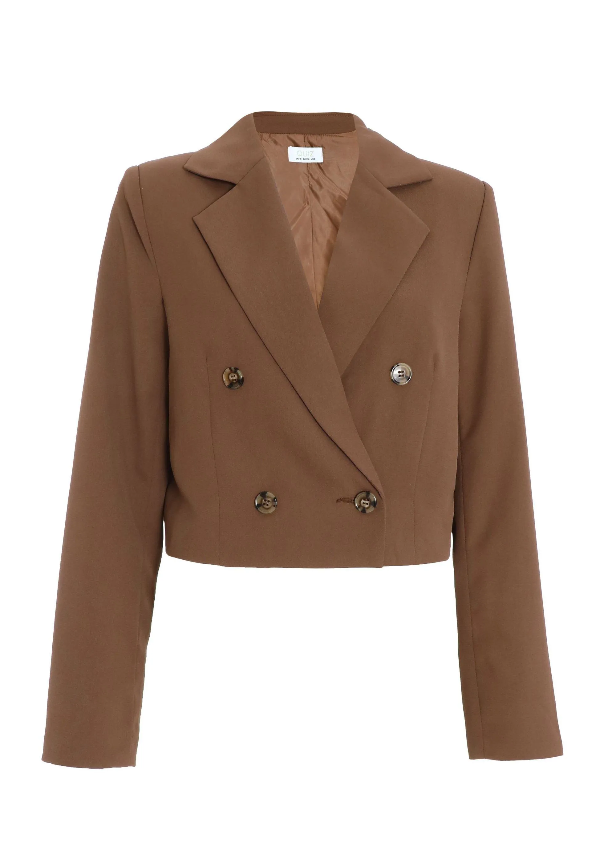 Jackets & Coats | Cropped Tailored Blazer | Quiz