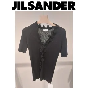 Jil Sander  |Casual Style Long Sleeves Plain Elegant Style Outlet