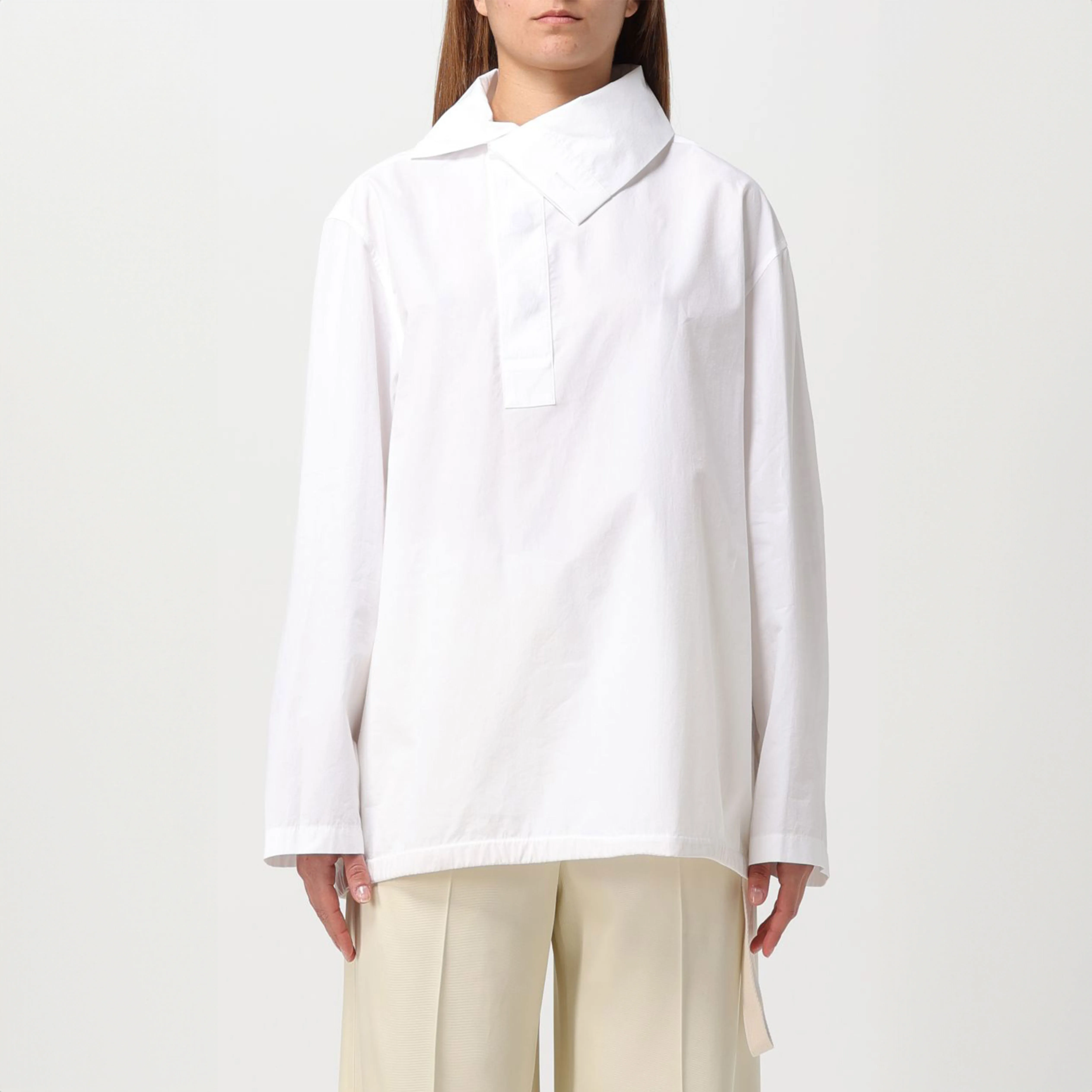 Jil Sander  |Casual Style Unisex Street Style Long Sleeves Plain Cotton