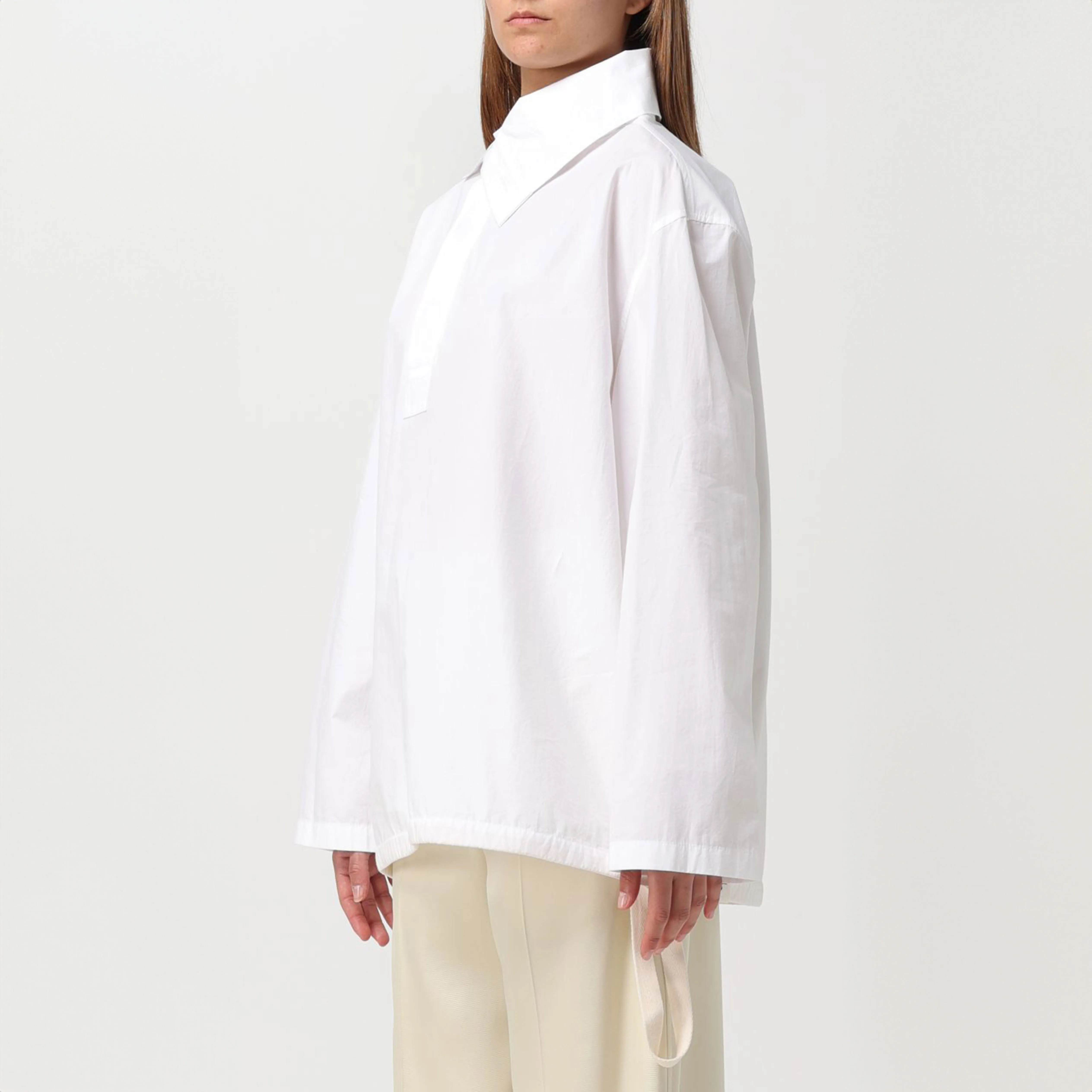 Jil Sander  |Casual Style Unisex Street Style Long Sleeves Plain Cotton