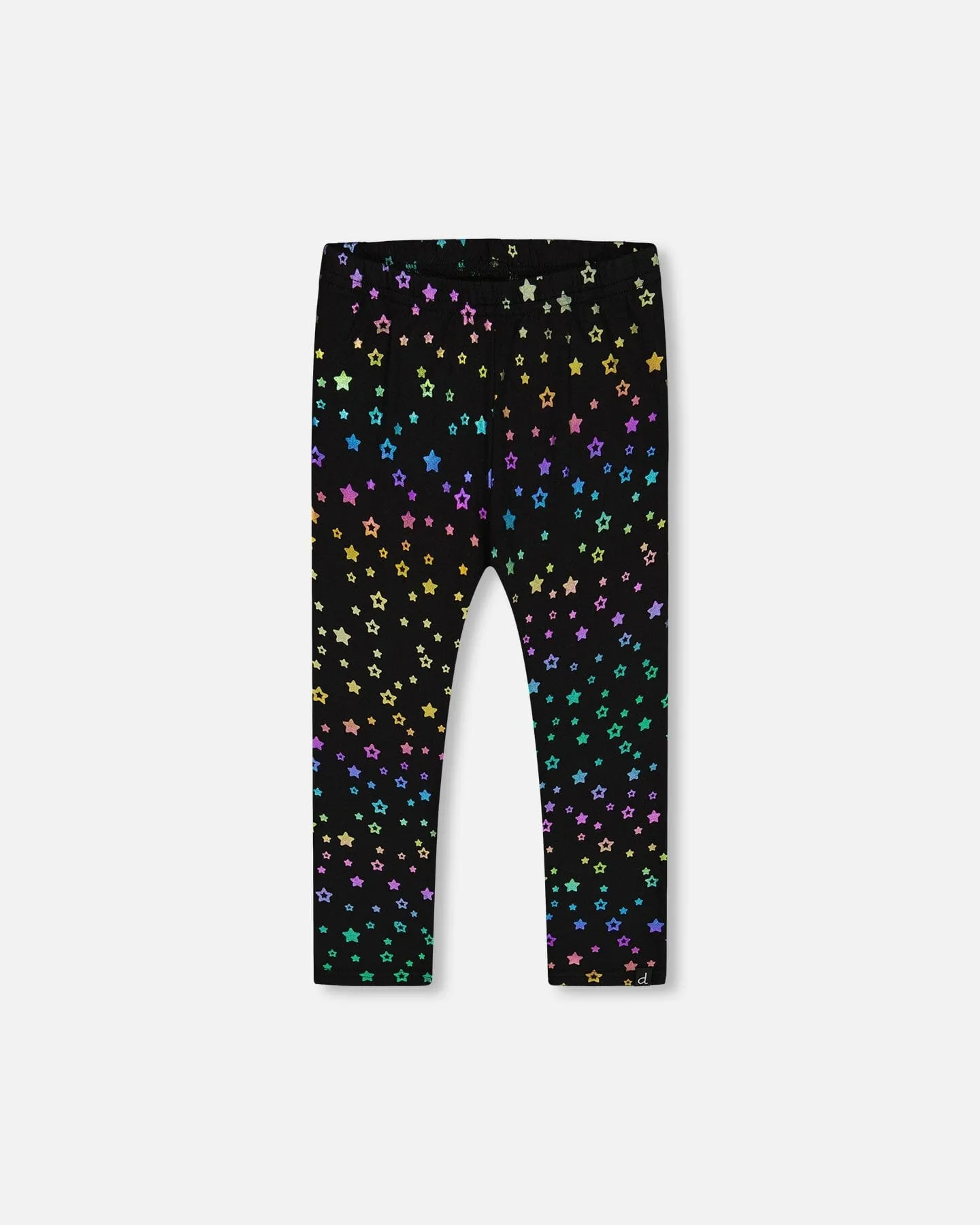 Leggings Allover Foil Black Printed Stars