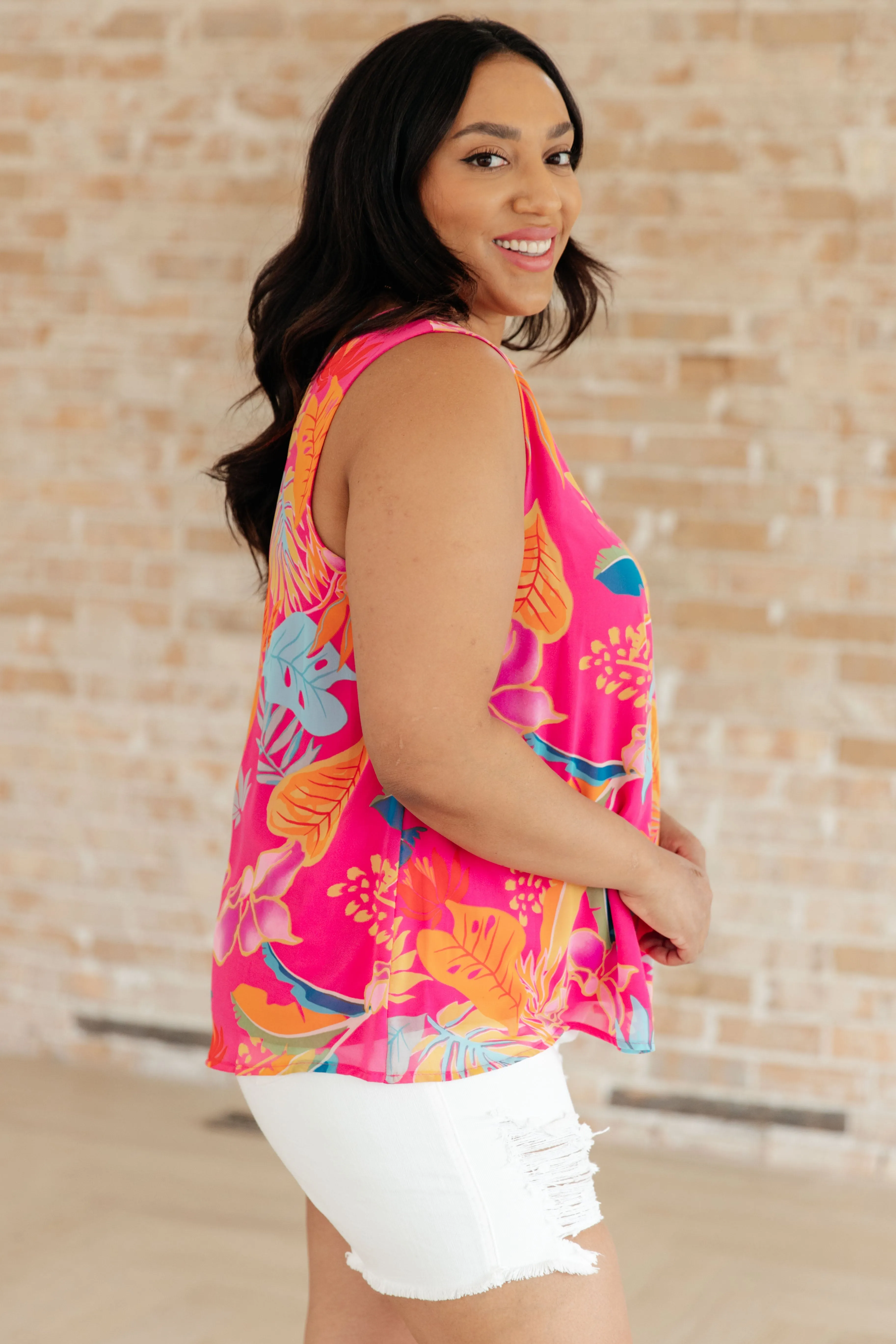 Lonnie Floral Sleeveless Blouse