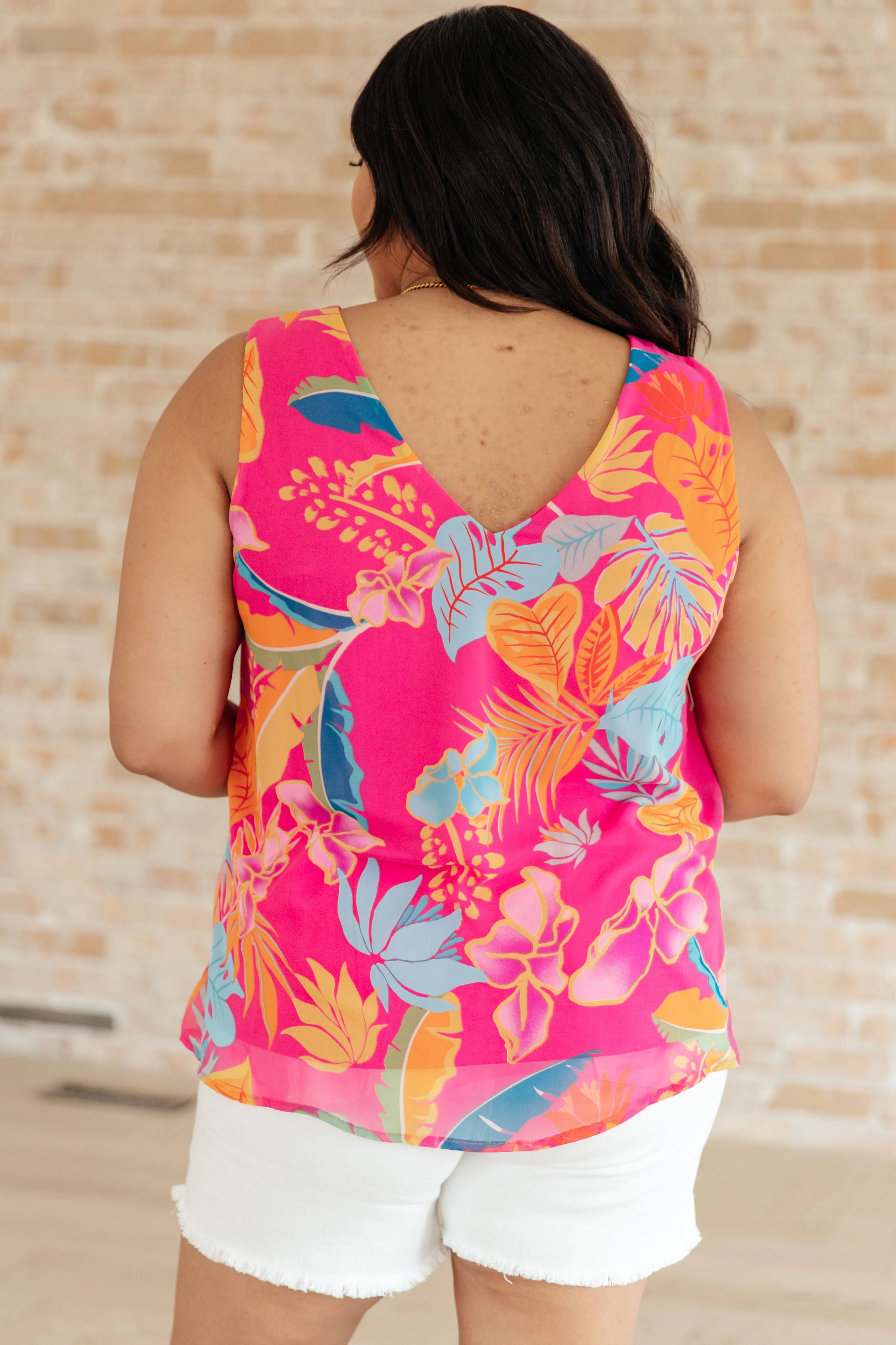 Lonnie Floral Sleeveless Blouse