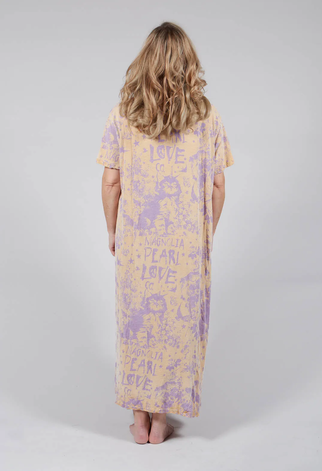 Love Unicat T Dress in Marigold