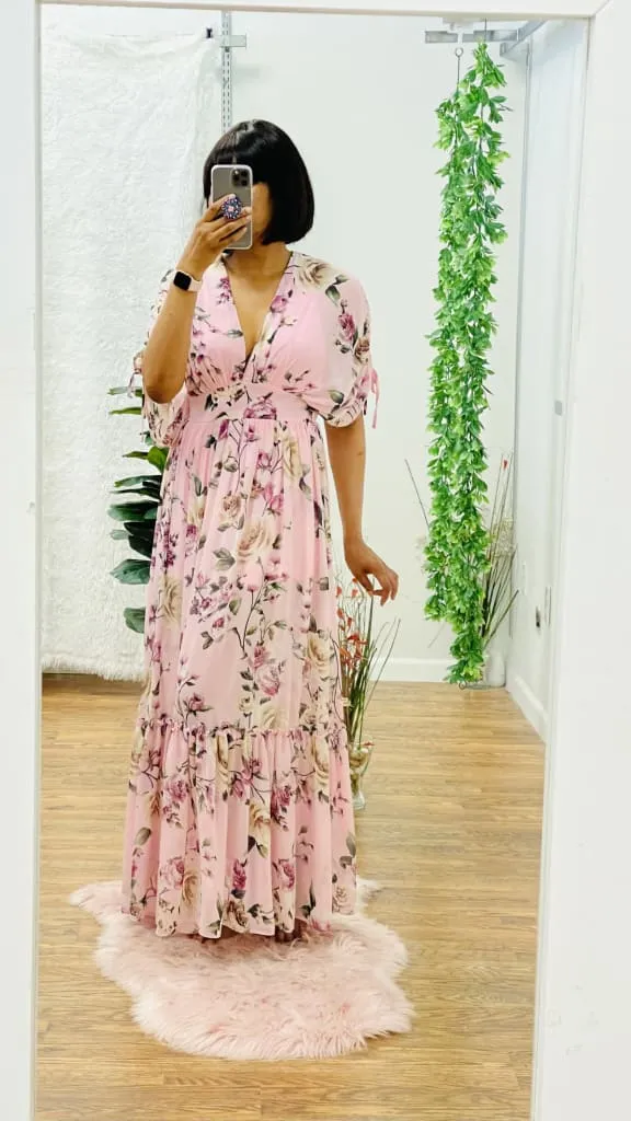 Madden chiffon maxi dress