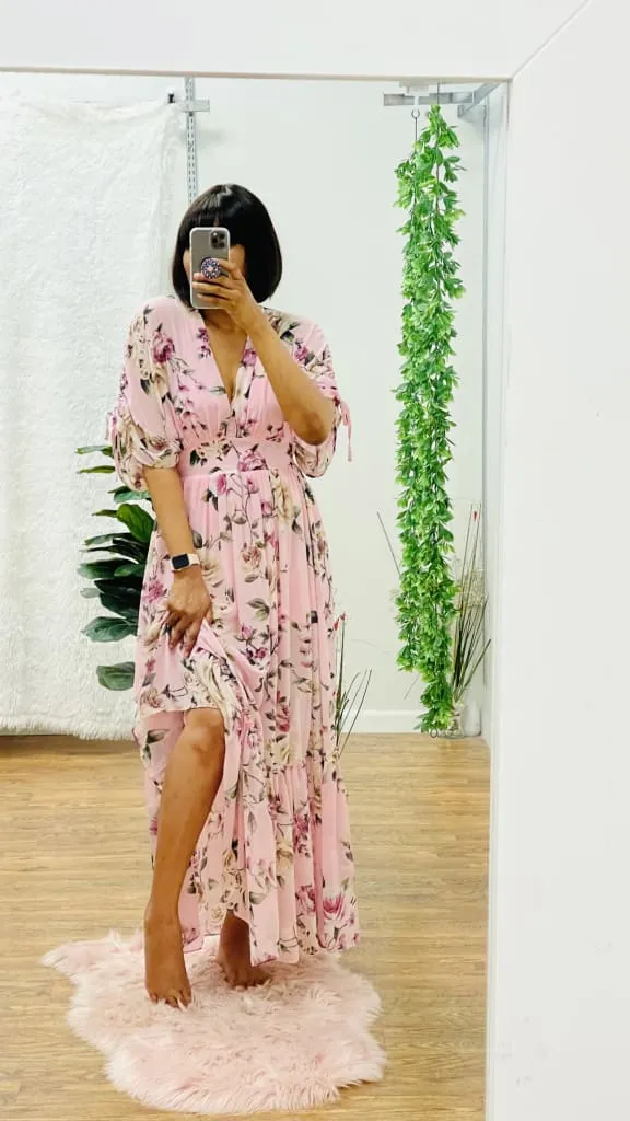 Madden chiffon maxi dress