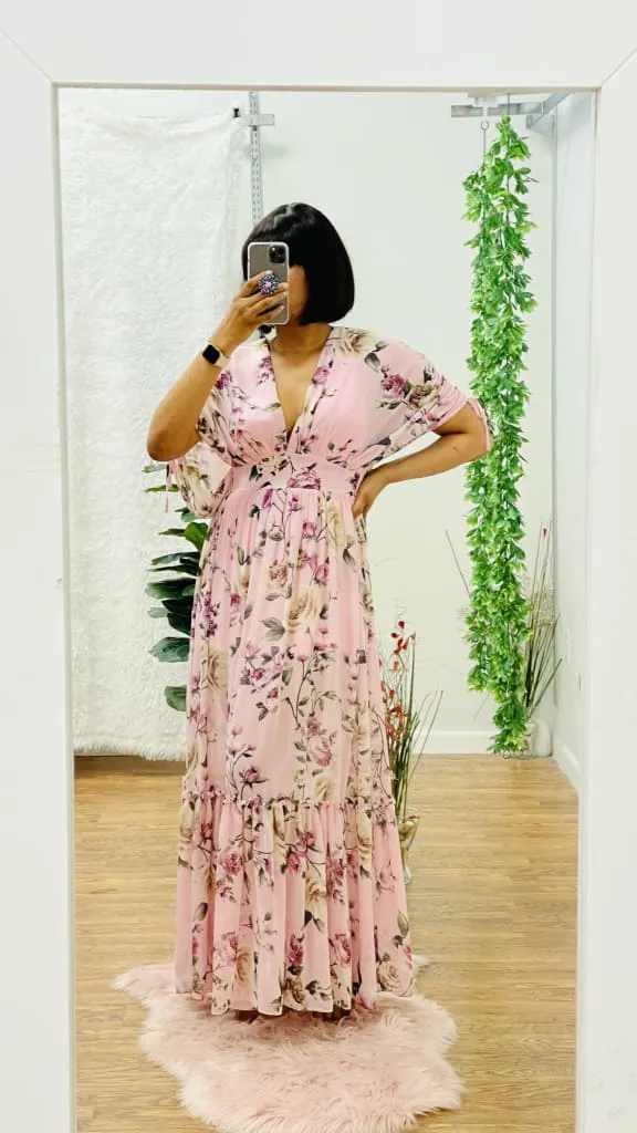 Madden chiffon maxi dress