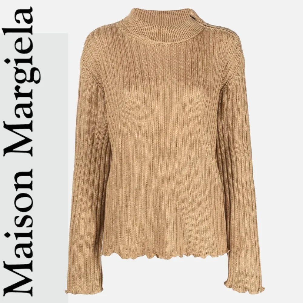 Maison Margiela  |Casual Style Wool Long Sleeves Plain V-neck & Crew neck