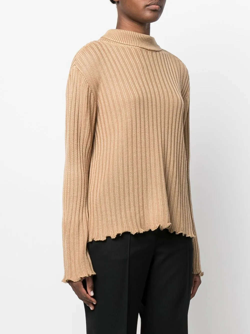 Maison Margiela  |Casual Style Wool Long Sleeves Plain V-neck & Crew neck