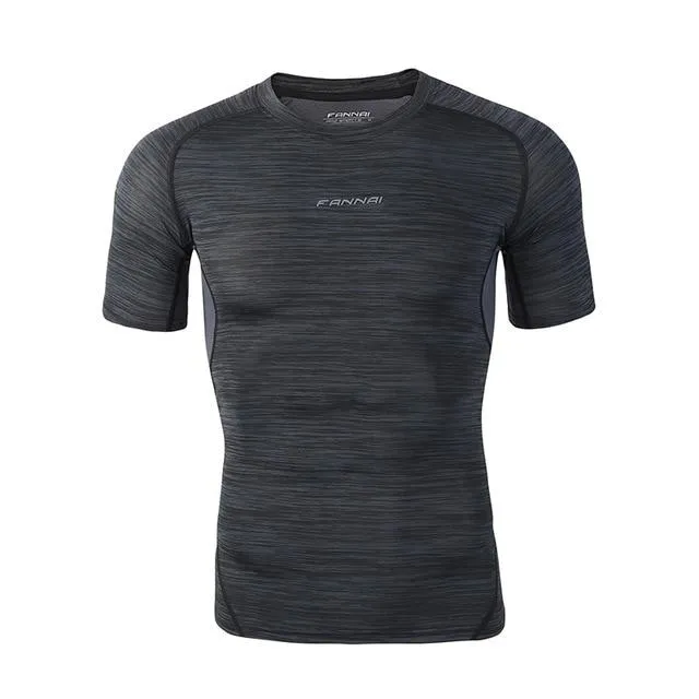 Men's Compression Running Bodybuilding Fitness Sportswear Sport T-Shirts