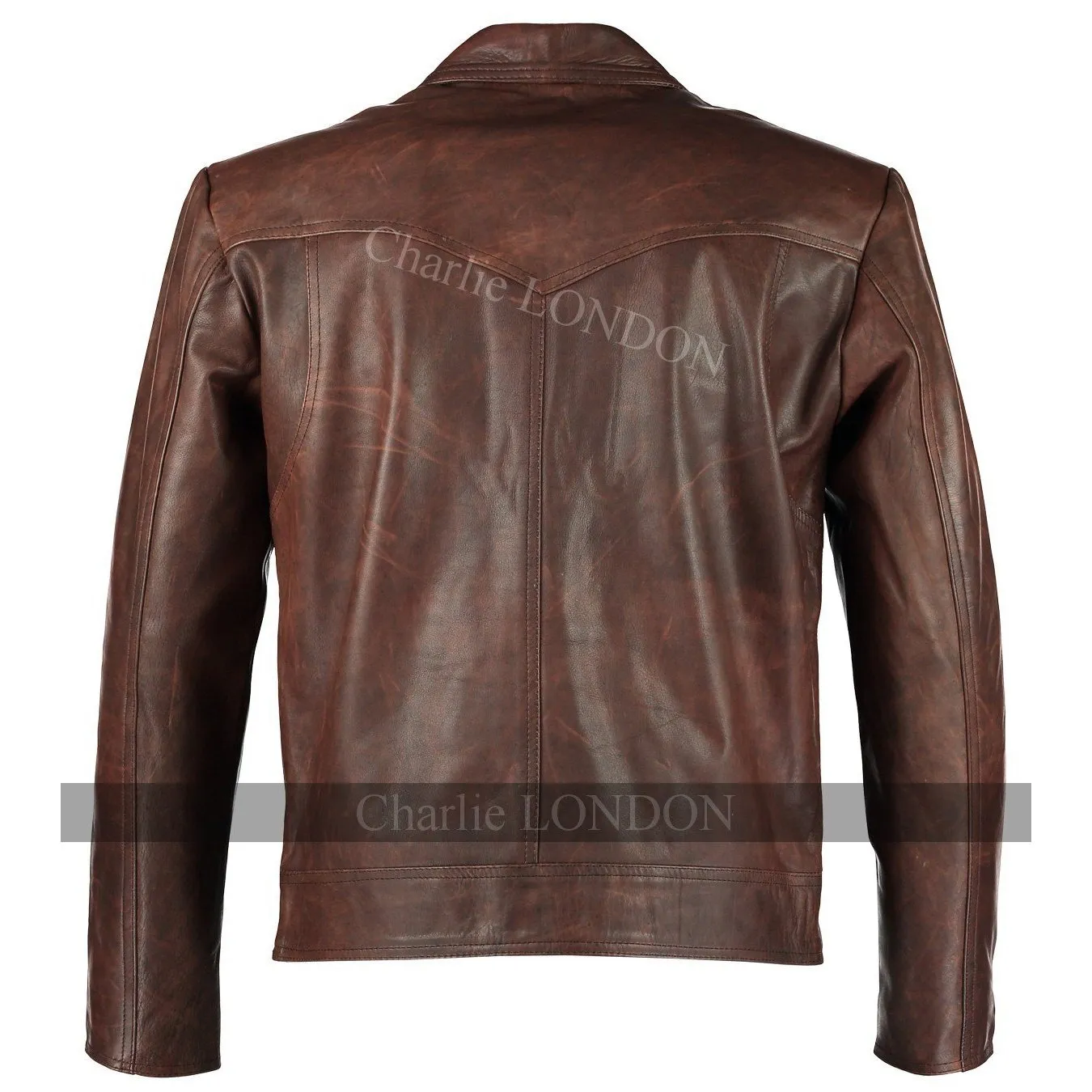 Mens Drifter Vintage Brown Leather Jackets