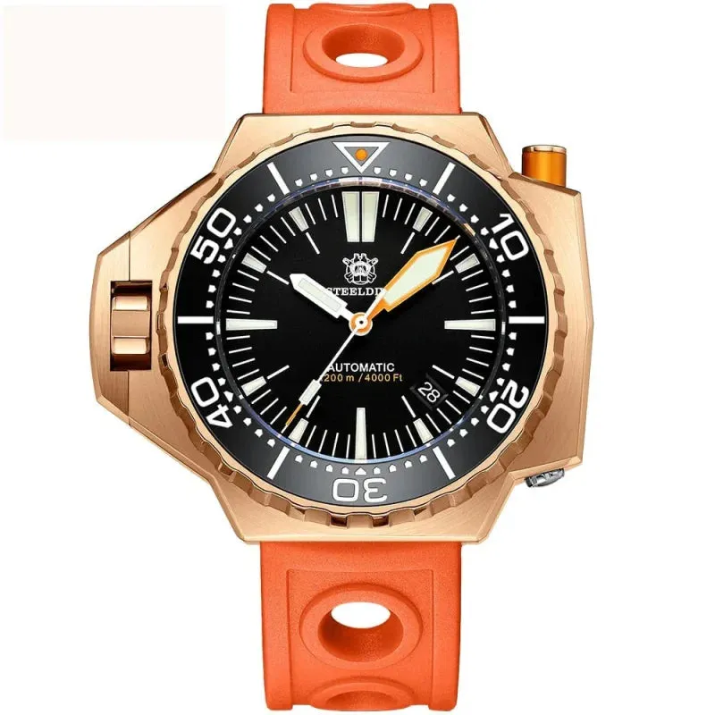 Men's Swiss Luminous Bidirectional Bezel Water Resistant Wristwatch