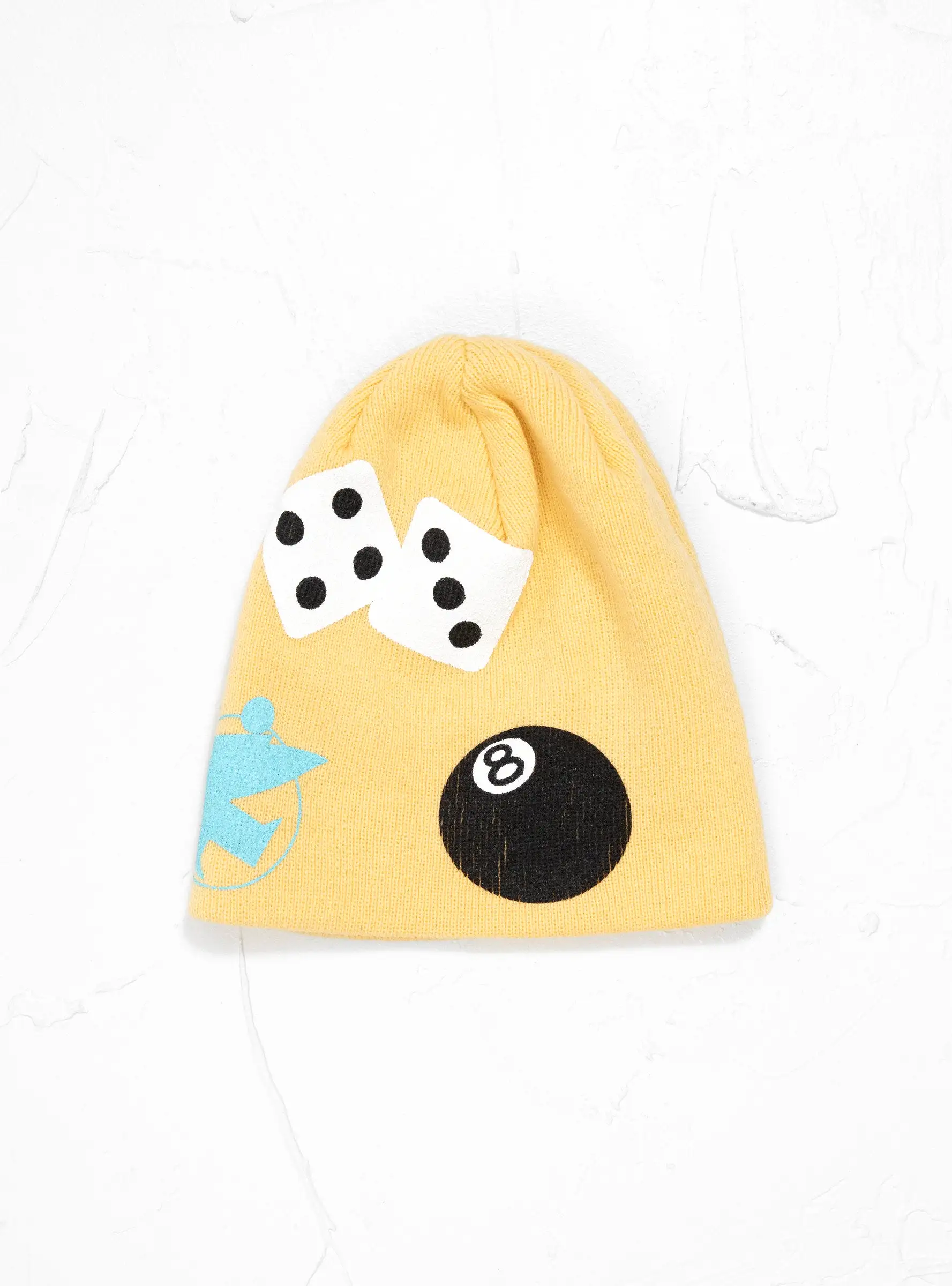 Mixed Logo Skullcap Pale Yellow