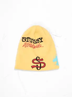 Mixed Logo Skullcap Pale Yellow