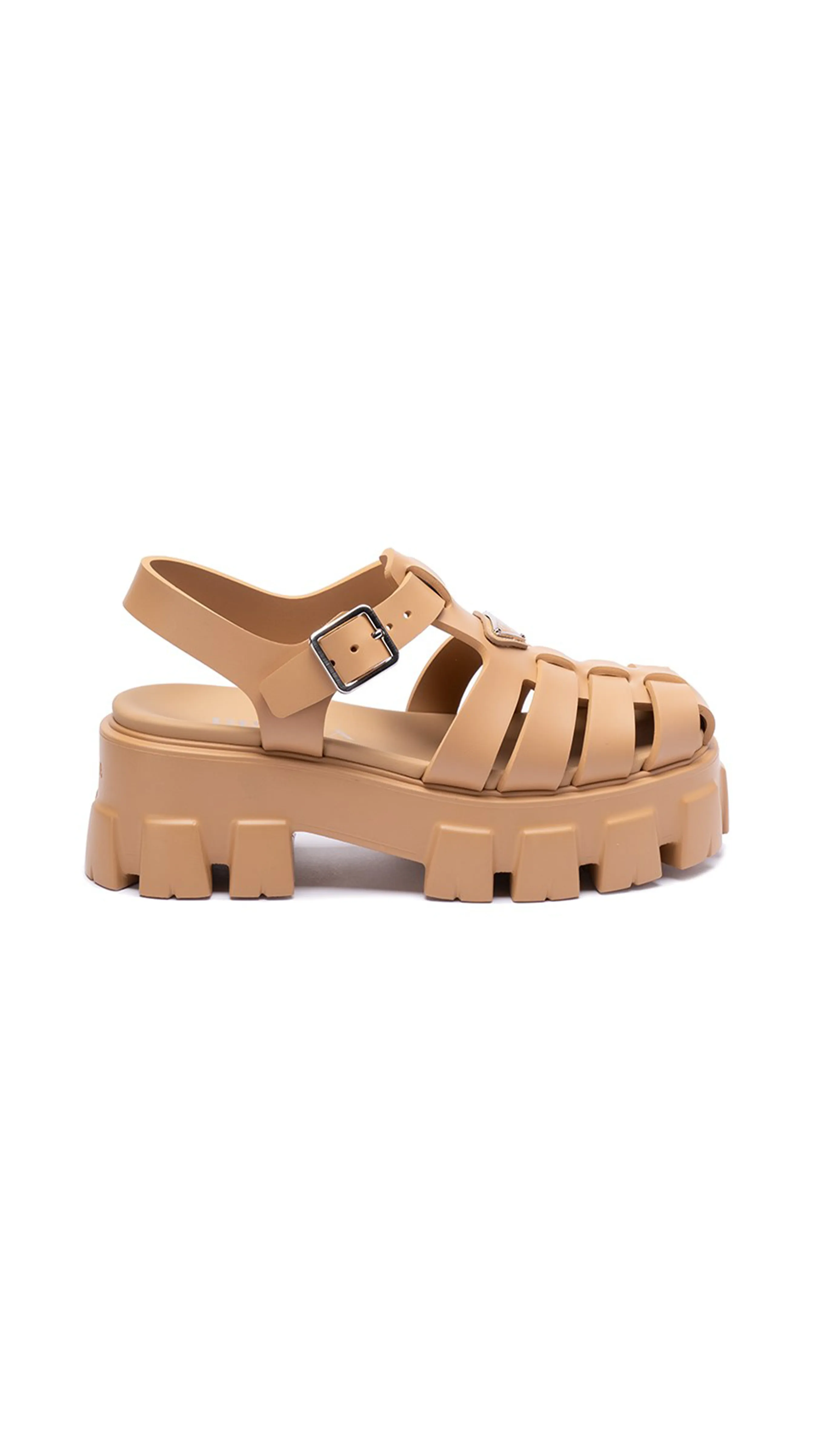 Monolith Foam Rubber Sandals - Beige