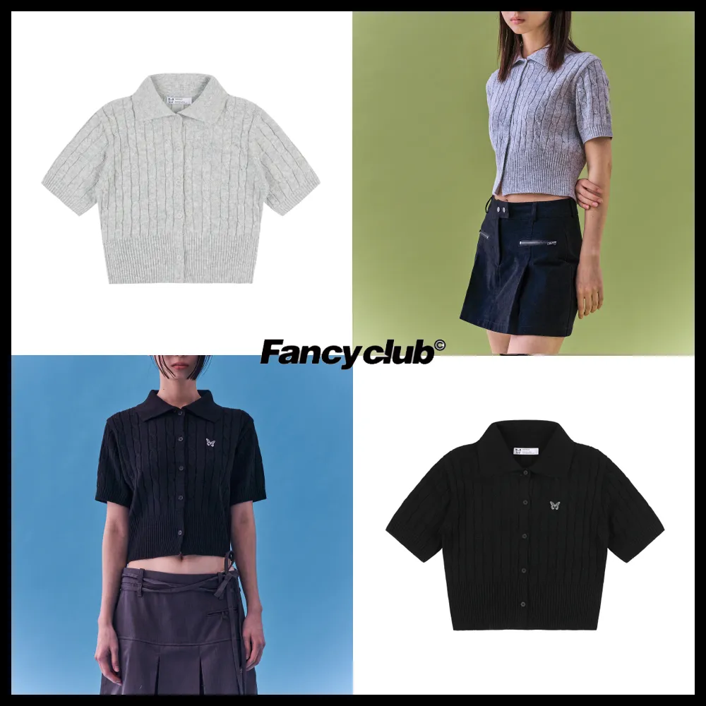 NASTY FANCY CLUB  |Casual Style Blended Fabrics Street Style Plain